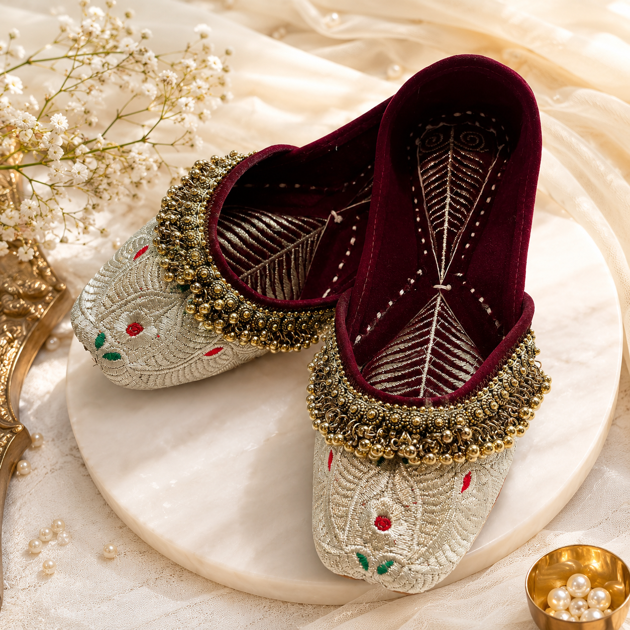 Premium Embroidered Punjabi Jutti