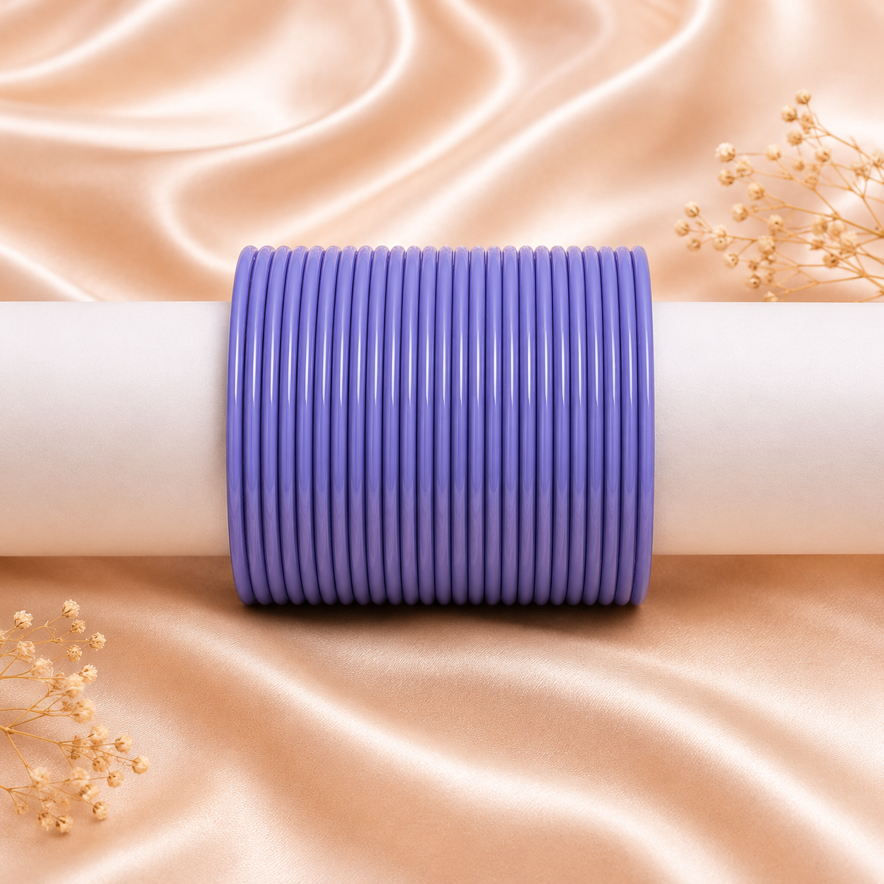 Plain Color Punjabi Bangles Set