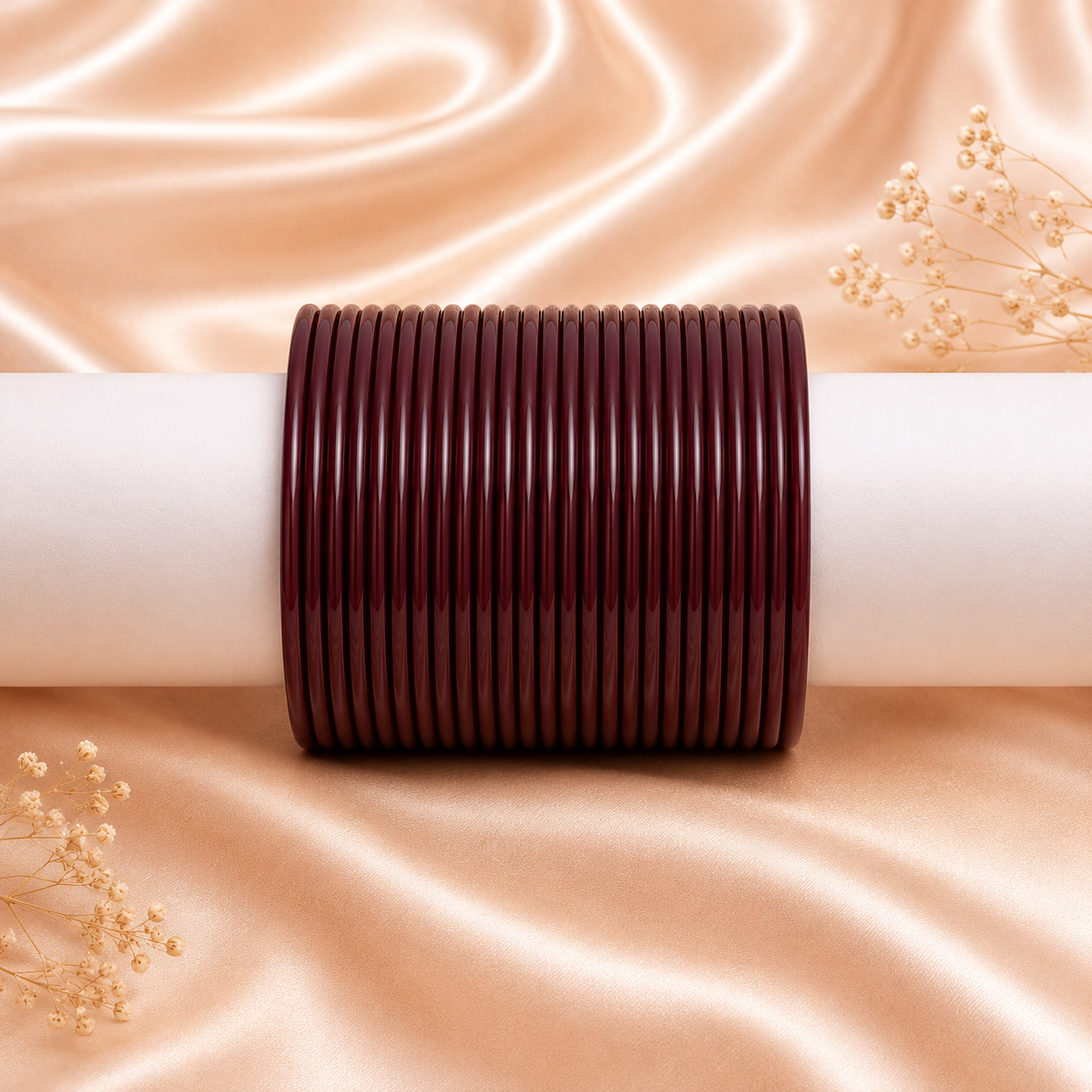 Plain Color Punjabi Bangles Set
