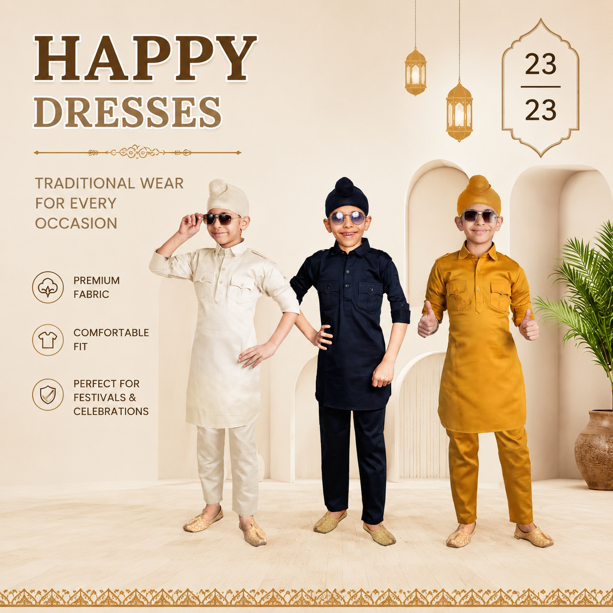 Kids Plane Kurta Pajama